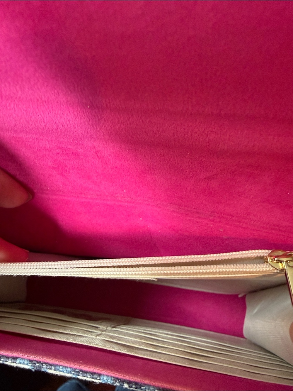 Spartina 449 Blush Pink Floral Linen/canvas fabric Crossbody - Picture 6 of 16